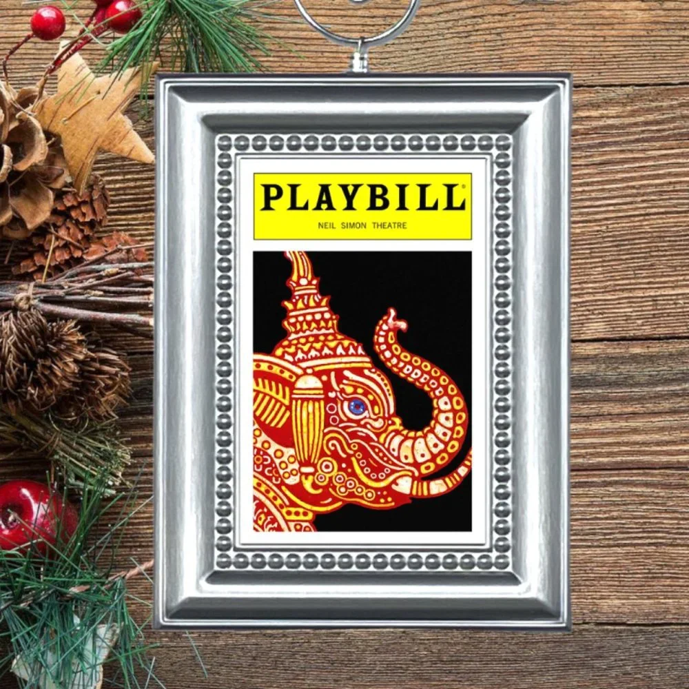The King And I Broadway Musical Playbill Christmas Tree Ornament